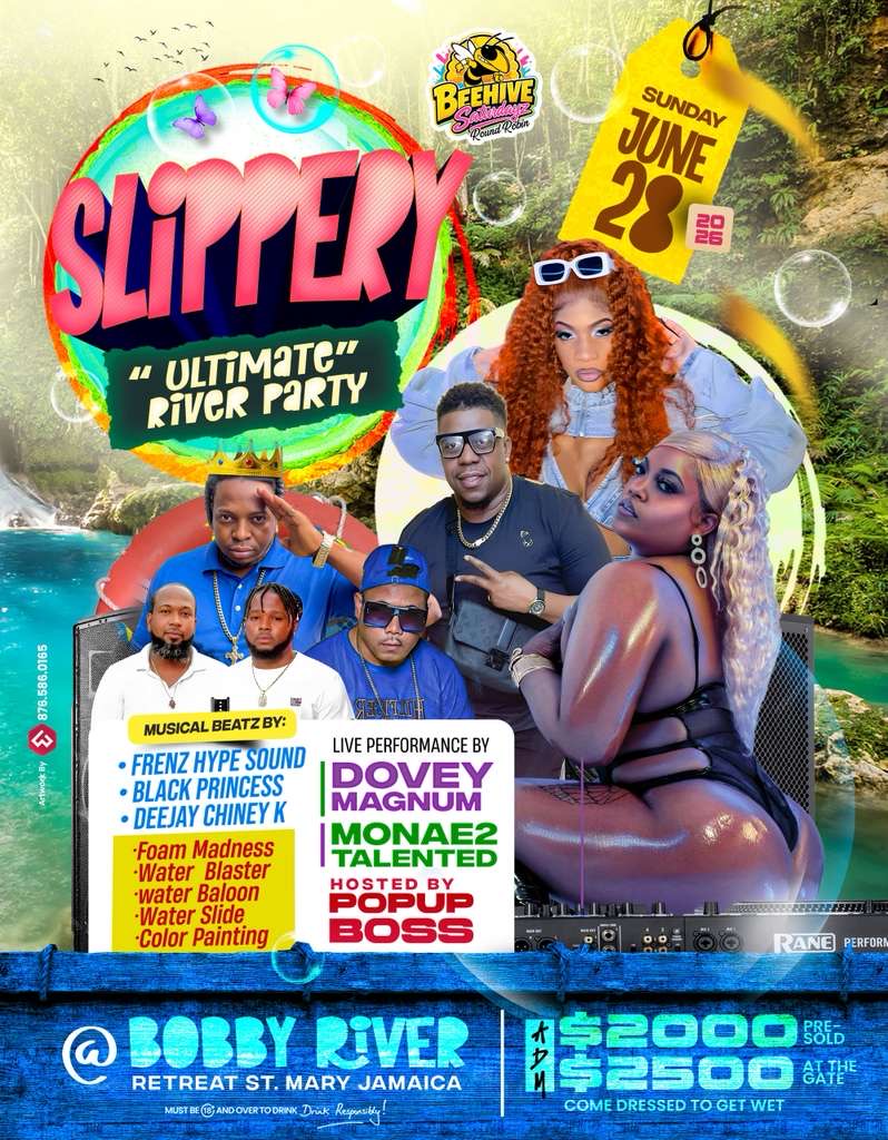 Slippery Ultimate River Party Official Flyer
